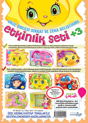 Okul Öncesi Dikkat ve Zeka Geliştirme Etkinlik Seti (8 Kitap)