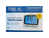 Mirac Otomatik Ezan Saati - Masa Saati