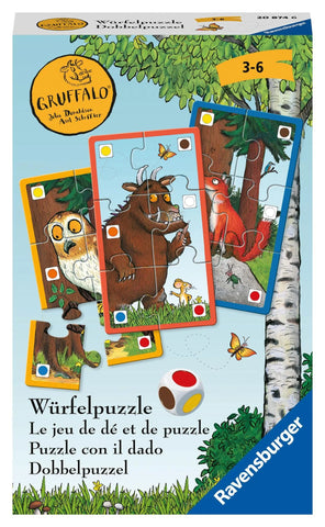 Der Grüffelo Würfelpuzzle - Lustiges Würfel- und Sammelspiel