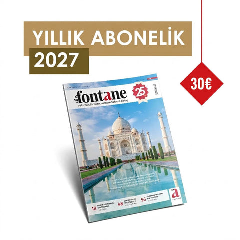 Die Fontäne Jahresabo- 2027