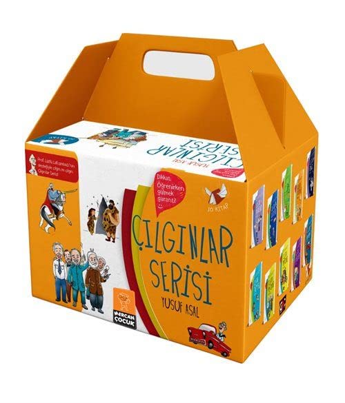 Çılgınlar Serisi  (Resimli-Ciltli-10 Kitap Kutulu Set) (9-12 Yas)