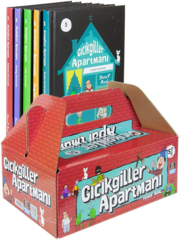 Gıcıkgiller Apartmanı (5 Kitaplık Set Kutulu) (9-11 Yas)