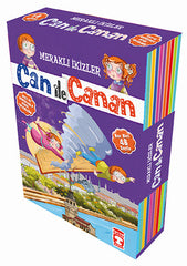 Can ile Canan Merakli ikizler (Set - 10 Kitap)
