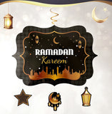 Ramadan Kareem Tavan Süsü - 4 Parca