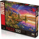 Ks Puzzle 500 Parça Lakeside Cabin