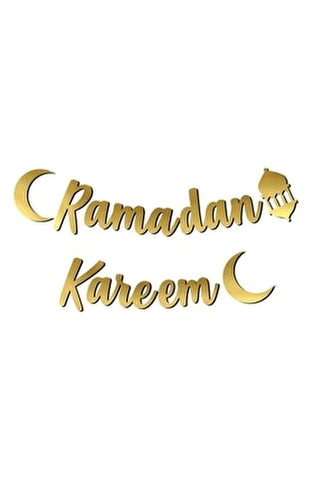 Ramadan Kareem Kaligrafi Banner