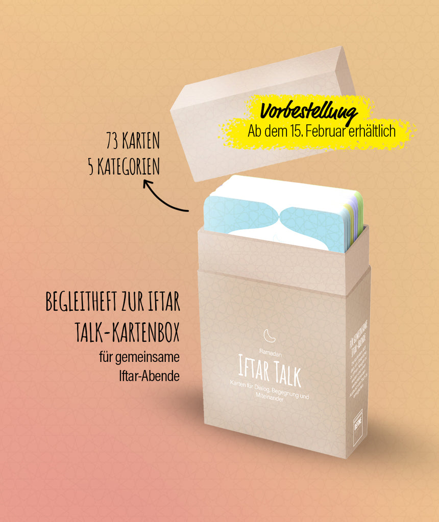 Ramadan Iftar Talk Karten für Dialog, Begegnung und Miteinander