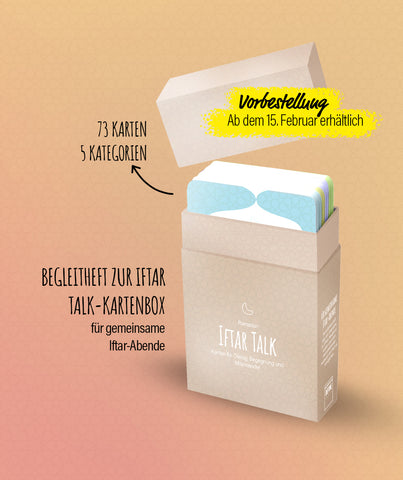 Ramadan Iftar Talk Karten für Dialog, Begegnung und Miteinander
