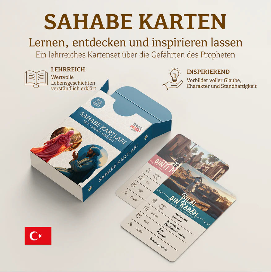 Sahābe Lernkarten - Komplett-Set - Frauen & Männer