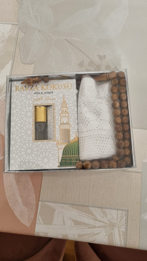 Takke + Esans + Kuka  Tesbih Hediye Seti