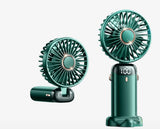 Handventilator Tragbarer Mini Ventilator mit 6 Geschwindigkeiten & LED-Anzeige