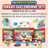 Dikkati Güçlendirme Seti 3 Kitap (5 Yaş) (Yeni Neuro-Via Sistemi ile)