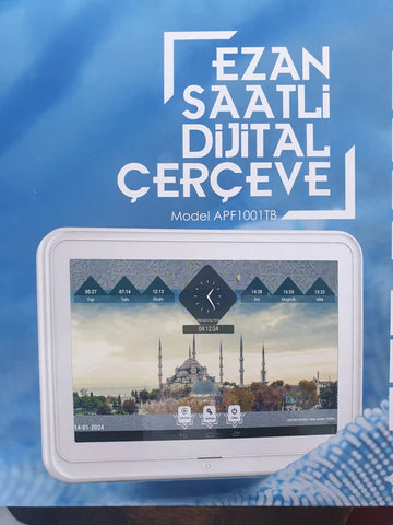 Ayine Tablet ( Ezan Saati) (Beyaz Masaüstü)