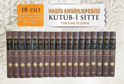 Kütüb-i Sitte 18 Cilt (Büyük boy 1. hamur)