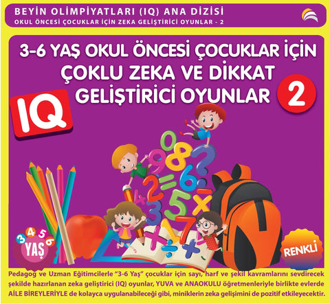 Çoklu Zeka ve Dikkat Geliştirici Oyunlar - 2 (3 - 6 Yas)