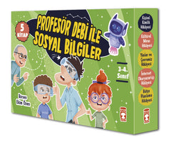 Profesör Debi İle Sosyal Bilgiler Seti (5 Kitap, 8-10 Yaş)
