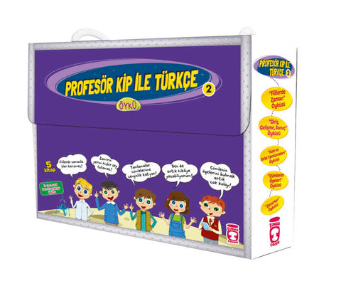 Profesör Kip ile Türkçe Set-2 (5 Kitap, 9-11 Yaş)
