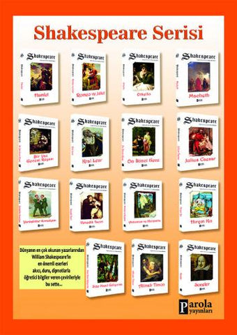 Shakespeare Eserleri Seti (15 Kitap)