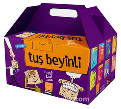 Tuş Beyinli Serisi (Resimli-Ciltli-8 Kitap Kutulu Set) (9-12 Yas)