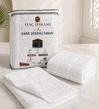 Zey Al İhram - Kare Desenli, Pamuklu