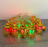 Renkli animasyonlu led ışıklar (Altın rengi)
