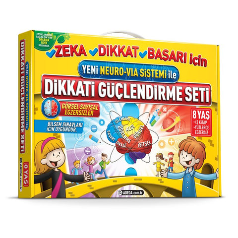 Dikkati Güçlendirme Seti 8 Yaş