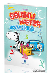 Sevimli Harfler Boyama Kitabı