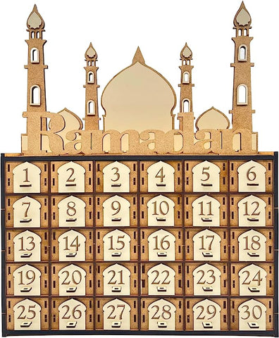 Ramadan Kalender aus Holz(MDF)