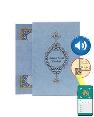 Orta Boy 30 Cüz Kur'an-ı Kerim (Mavi, Karton Kapak, Kutulu)