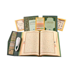 Kuran Okuyan Kalem seti (Yesil, Orta boy Karton Kutulu)-Hayrat