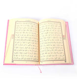 Rahle Boy Kur'an-ı Kerim (2 Renkli, Pembe, Mühürlü)HAYRAT NEŞRİYAT